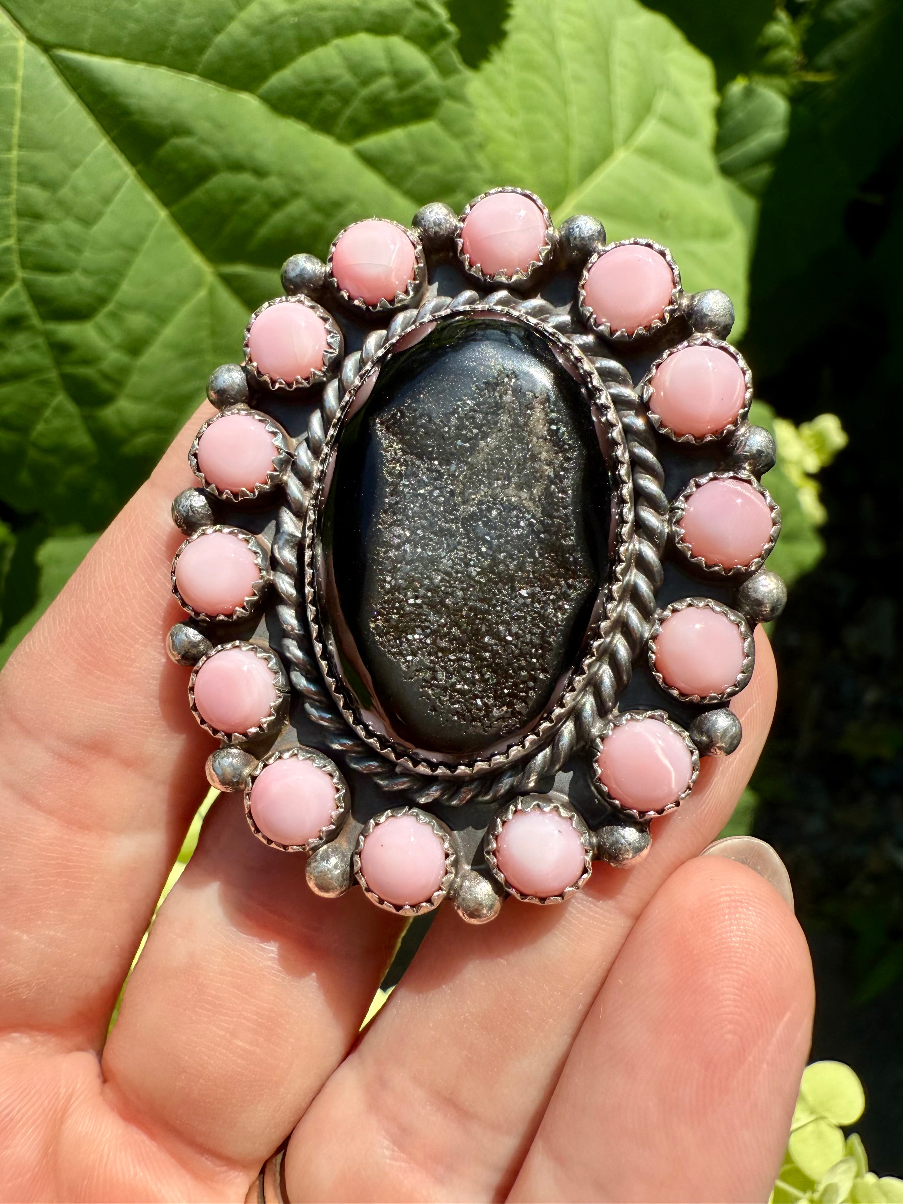 Adjustable Druzy Ring