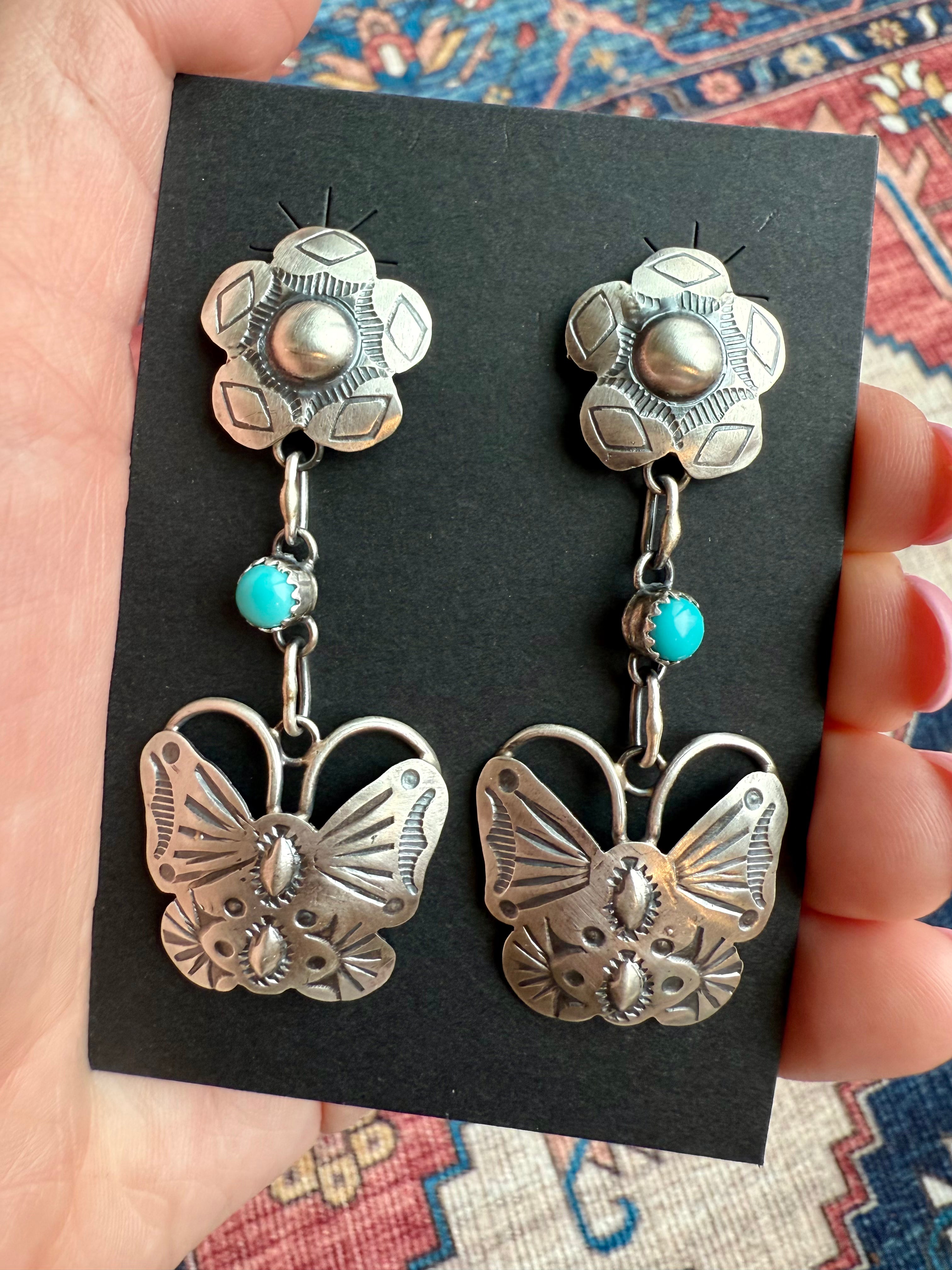 Butterfly earrings